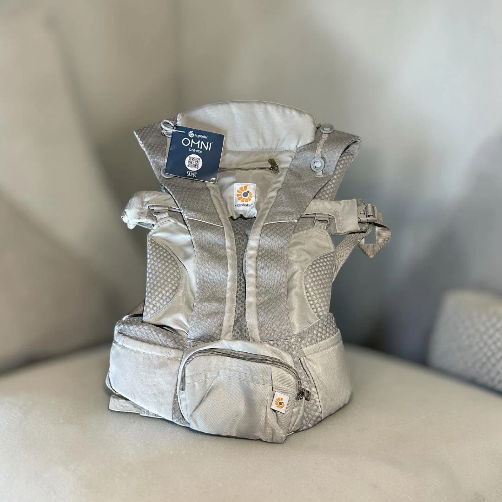 Marsupio Ergobaby Pearl Grey Omni Breeze – photo 2